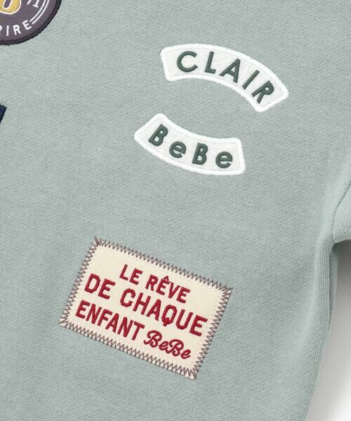 BeBe / べべ スウェット | 裏起毛ペナントワッペントレーナー(90~150cm) | 詳細14