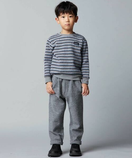 BeBe / べべ ニット・セーター | ダイヤMIXボーダーカットニットプルオーバー(90~150cm) | 詳細2