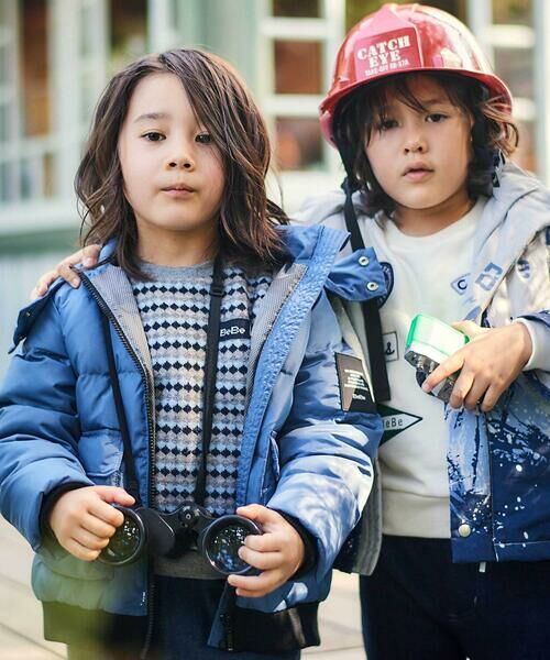 BeBe / べべ ニット・セーター | ダイヤMIXボーダーカットニットプルオーバー(90~150cm) | 詳細6