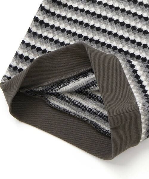 BeBe / べべ ニット・セーター | ダイヤMIXボーダーカットニットプルオーバー(90~150cm) | 詳細14