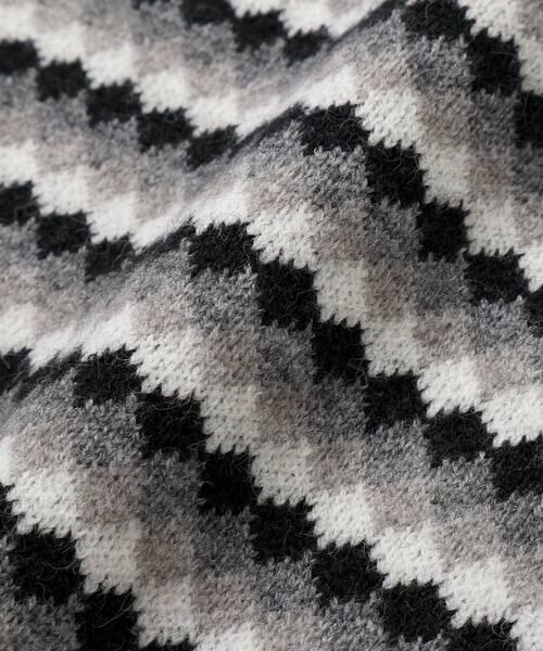 BeBe / べべ ニット・セーター | ダイヤMIXボーダーカットニットプルオーバー(90~150cm) | 詳細15