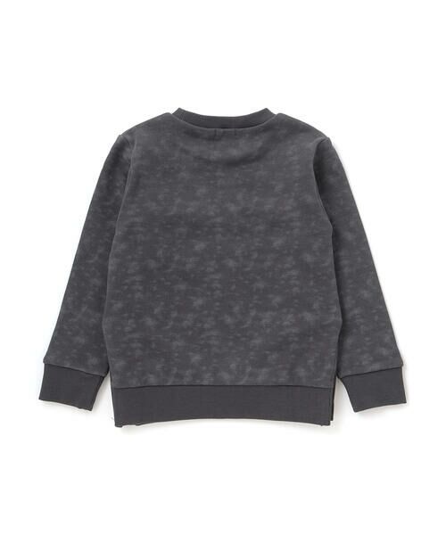 BeBe / べべ スウェット | ムラ染めサイドスナップロゴパッチトレーナー(90~160cm) | 詳細6