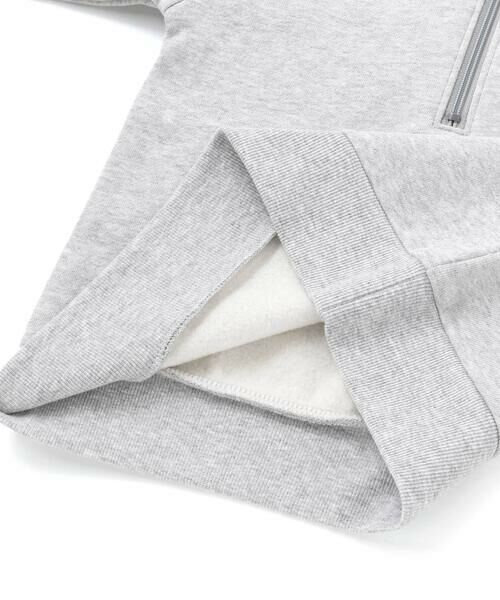 BeBe / べべ スウェット | 裏起毛チェック切り替えハーフジップトレーナー(90~150cm) | 詳細16