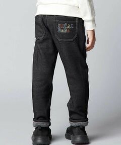 BeBe / べべ デニムパンツ | デニムムートン裏ファーストレートロングパンツ(80~160cm)