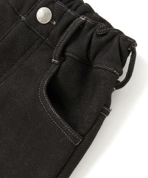 BeBe / べべ デニムパンツ | デニムムートン裏ファーストレートロングパンツ(80~160cm) | 詳細7