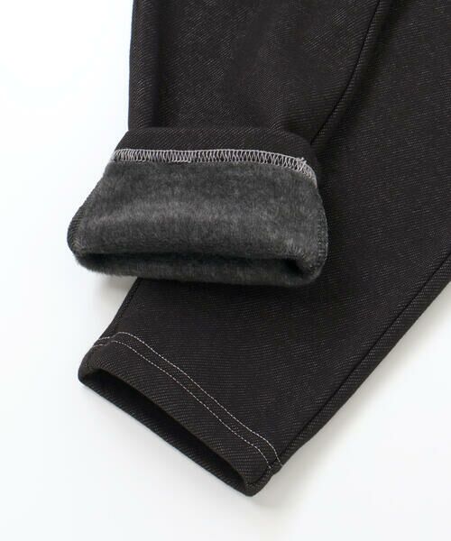 BeBe / べべ デニムパンツ | デニムムートン裏ファーストレートロングパンツ(80~160cm) | 詳細9