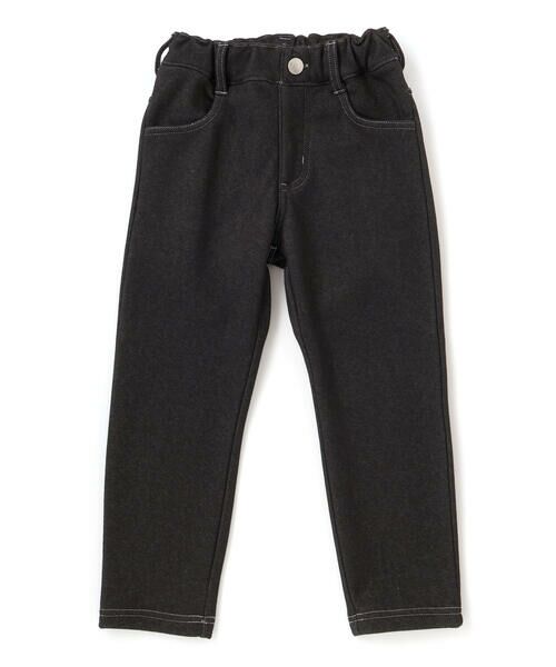 BeBe / べべ デニムパンツ | デニムムートン裏ファーストレートロングパンツ(80~160cm) | 詳細5