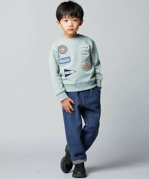 BeBe / べべ その他パンツ | ジャズネップストレートロングパンツ(90~150cm) | 詳細2