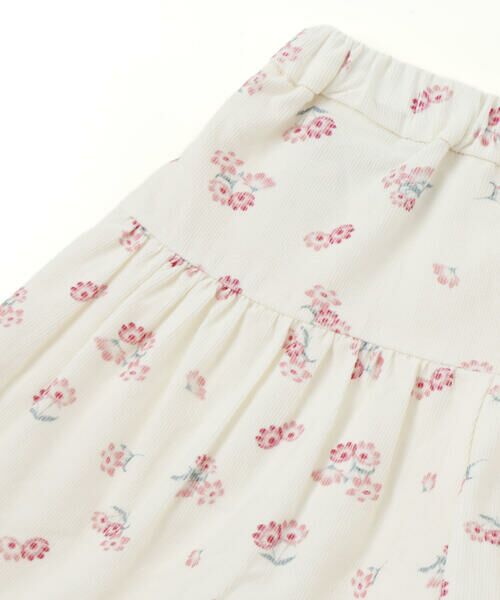 BeBe / べべ ショート・ハーフ・半端丈パンツ | 【お揃い】シャツコールGirlyフラワープリントキュロットパンツ(90~150cm) | 詳細10