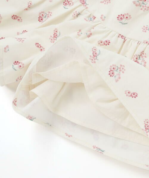 BeBe / べべ ショート・ハーフ・半端丈パンツ | 【お揃い】シャツコールGirlyフラワープリントキュロットパンツ(90~150cm) | 詳細12