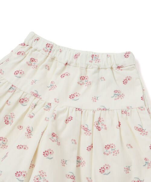 BeBe / べべ ショート・ハーフ・半端丈パンツ | 【お揃い】シャツコールGirlyフラワープリントキュロットパンツ(90~150cm) | 詳細9