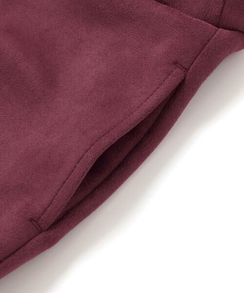 BeBe / べべ ショート・ハーフ・半端丈パンツ | スウェード調裾フリルショートパンツ(90~150cm) | 詳細11