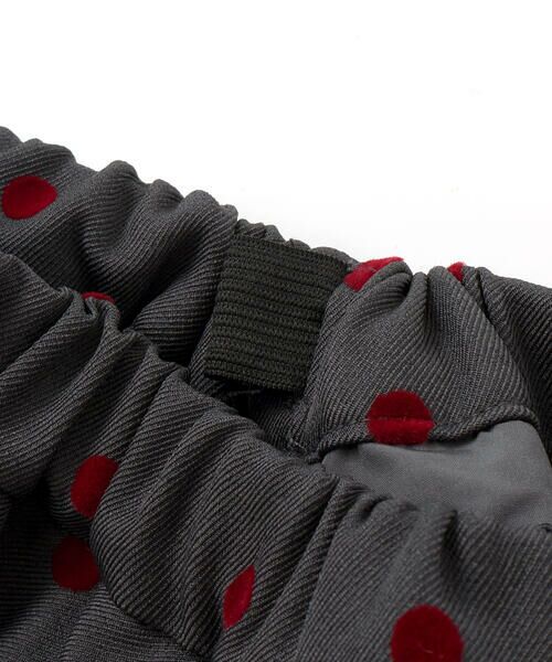 BeBe / べべ ミニ・ひざ丈スカート | フロッキープリントドットバルーンスカート(100~140cm) | 詳細11