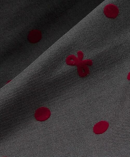 BeBe / べべ ミニ・ひざ丈スカート | フロッキープリントドットバルーンスカート(100~140cm) | 詳細12