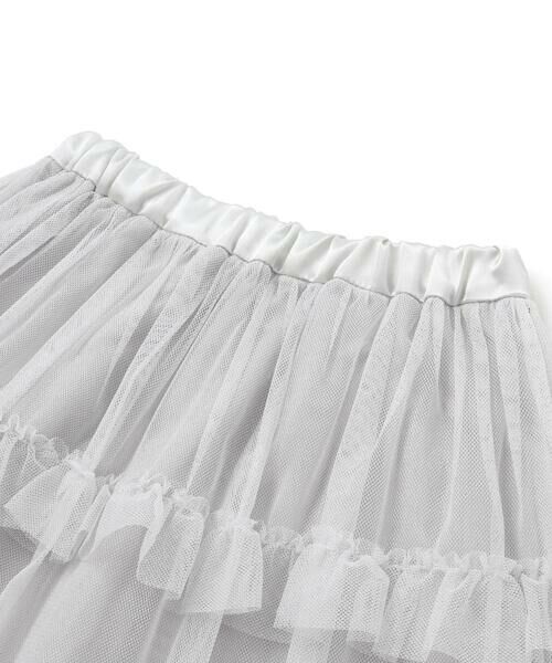 BeBe / べべ ミニ・ひざ丈スカート | ラメチュールフリルティアードスカート(100~150cm) | 詳細12