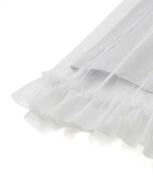 BeBe / べべ ミニ・ひざ丈スカート | ラメチュールフリルティアードスカート(100~150cm) | 詳細14