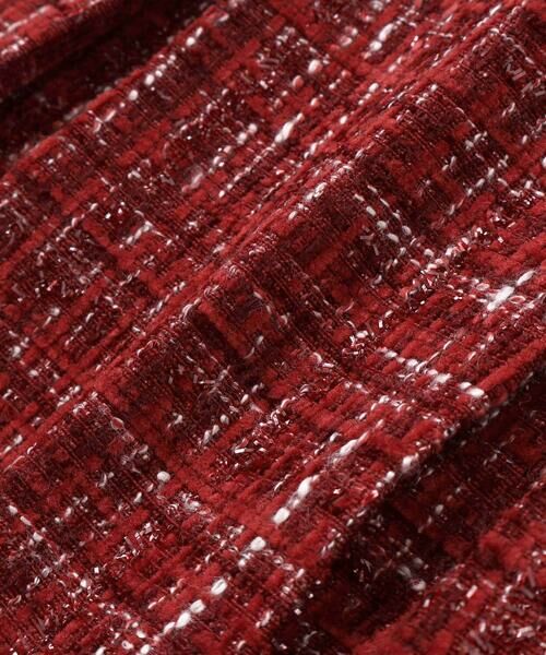 BeBe / べべ ミニ・ひざ丈スカート | 【お揃い】エタンセルラメツイードインナーパンツ付プリーツスカート(90~150cm) | 詳細11