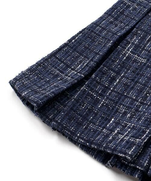 BeBe / べべ ミニ・ひざ丈スカート | 【お揃い】エタンセルラメツイードインナーパンツ付プリーツスカート(90~150cm) | 詳細18