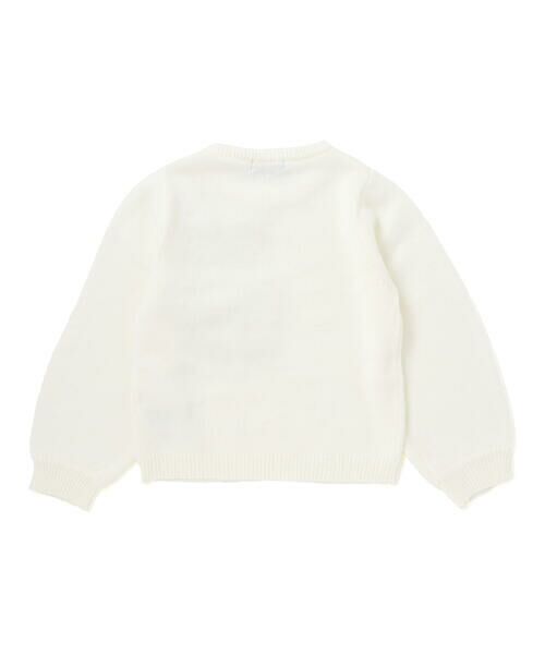 BeBe / べべ ニット・セーター | BIGリボンモチーフニットプルオーバー(100~150cm) | 詳細5