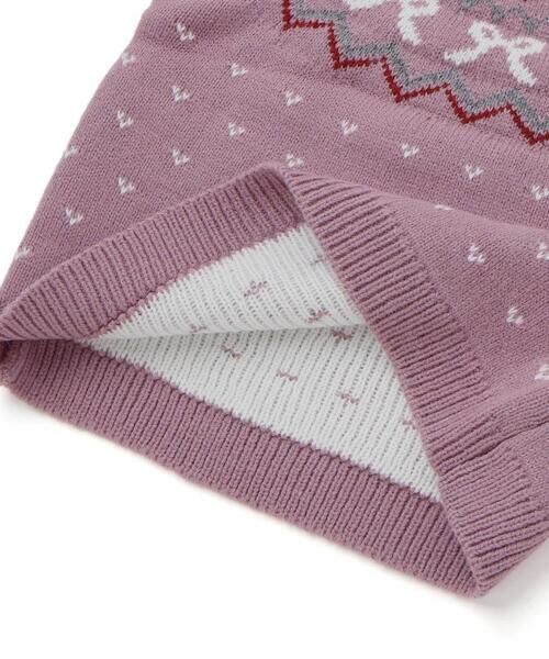 BeBe / べべ ニット・セーター | ノルディック求心柄ジャガードニットプルオーバー(90~150cm) | 詳細15