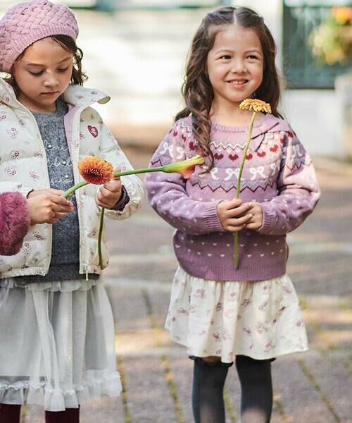 BeBe / べべ ニット・セーター | ノルディック求心柄ジャガードニットプルオーバー(90~150cm) | 詳細8