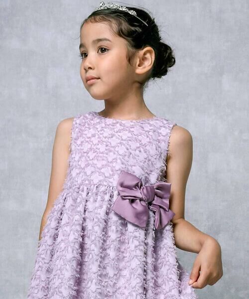 BeBe / べべ ドレス | シャギージャガードドレス(100~140cm) | 詳細6