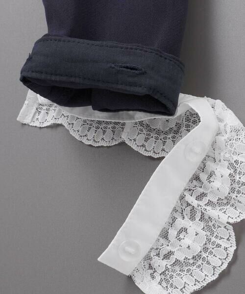 BeBe / べべ ミニ丈・ひざ丈ワンピース | ダブルクロス3way付け襟長袖ギャザーワンピース(110~130cm) | 詳細16