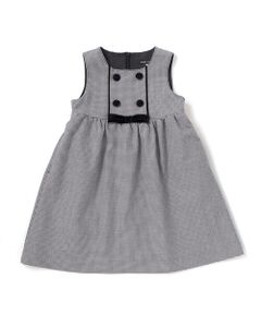 BeBe / べべ ドレス | コスミカルウォームエクセレントくるみボタンジャンパースカート(100~140cm)