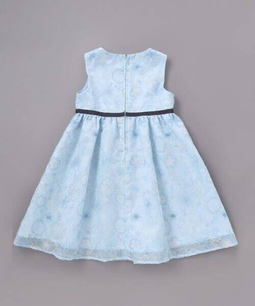 BeBe / べべ ミニ丈・ひざ丈ワンピース | 【日本製】オーガンジーフラワー刺しゅうドレス(110~130cm) | 詳細5