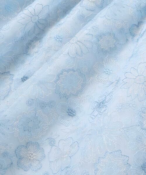 BeBe / べべ ミニ丈・ひざ丈ワンピース | 【日本製】オーガンジーフラワー刺しゅうドレス(110~130cm) | 詳細10