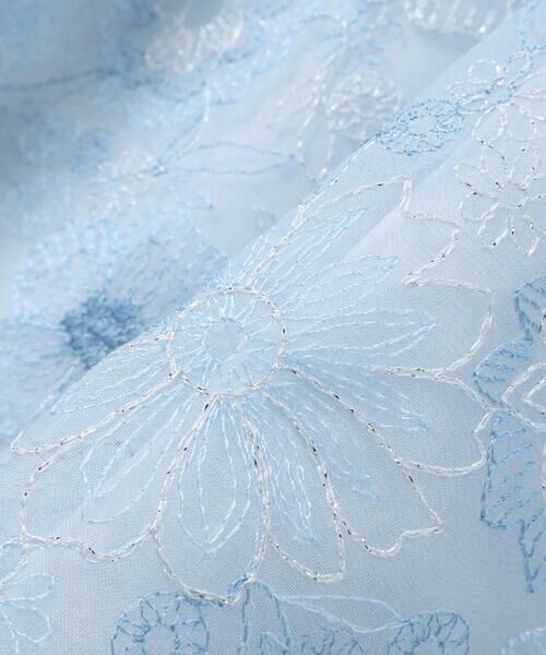 BeBe / べべ ミニ丈・ひざ丈ワンピース | 【日本製】オーガンジーフラワー刺しゅうドレス(110~130cm) | 詳細13