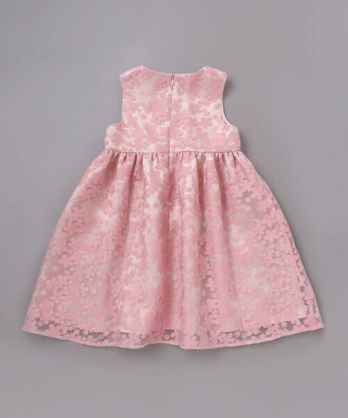 BeBe / べべ ミニ丈・ひざ丈ワンピース | フローラルオパールプリントウエストリボンドレス(110~130cm) | 詳細2