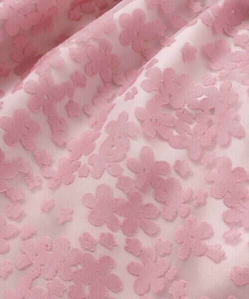 BeBe / べべ ミニ丈・ひざ丈ワンピース | フローラルオパールプリントウエストリボンドレス(110~130cm) | 詳細7