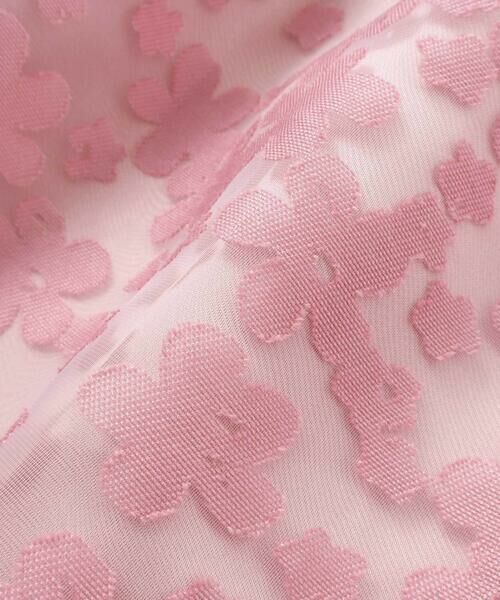 BeBe / べべ ミニ丈・ひざ丈ワンピース | フローラルオパールプリントウエストリボンドレス(110~130cm) | 詳細9