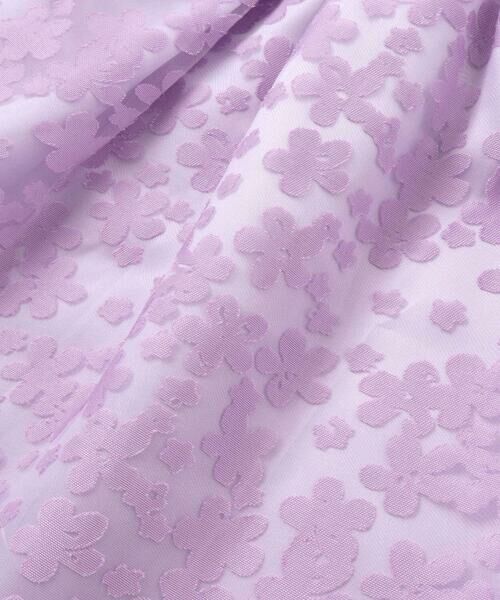 BeBe / べべ ミニ丈・ひざ丈ワンピース | フローラルオパールプリントウエストリボンドレス(110~130cm) | 詳細19