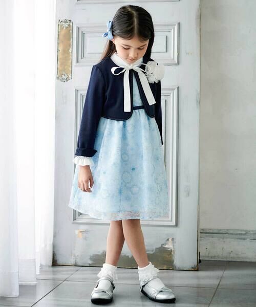 BeBe / べべ ノーカラージャケット | リップルポンチノーカラージャケット(110~130cm) | 詳細10