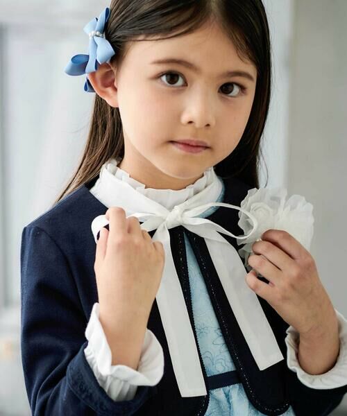 BeBe / べべ ノーカラージャケット | リップルポンチノーカラージャケット(110~130cm) | 詳細11