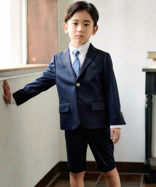 BeBe / べべ ノーカラージャケット | モクロディテーラードジャケット(110~130cm) | 詳細16