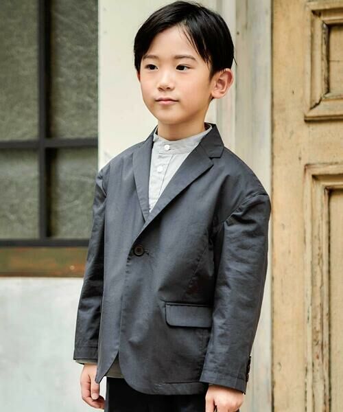 BeBe / べべ テーラードジャケット | タイプライタークロステーラードジャケット(110~130cm) | 詳細3