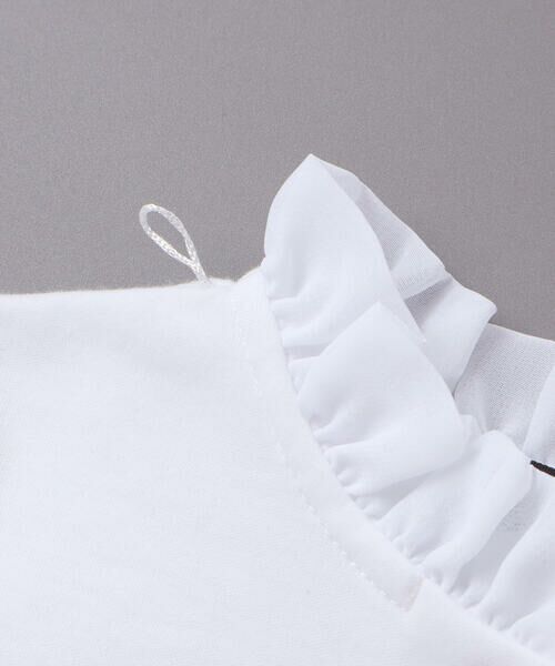 BeBe / べべ シャツ・ブラウス | フリル襟ボウタイ付きスムース長袖ブラウス(110~130cm) | 詳細9