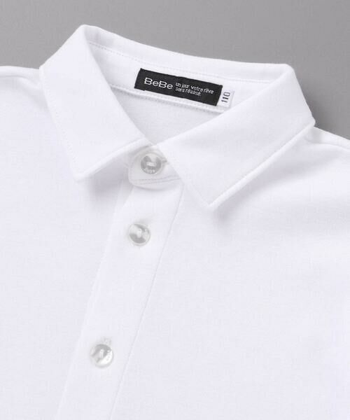 BeBe / べべ シャツ・ブラウス | ニットタイ付きスムースストレッチ長袖シャツ(90~140cm) | 詳細8