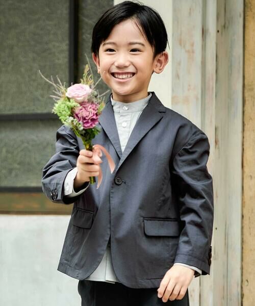 BeBe / べべ シャツ・ブラウス | ストレッチウェザーバンドカラー長袖シャツ(110~130cm) | 詳細4