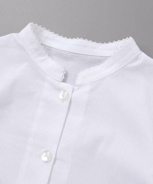 BeBe / べべ シャツ・ブラウス | ストレッチウェザー付け襟キャンディスリーブブラウス(90~160cm) | 詳細12