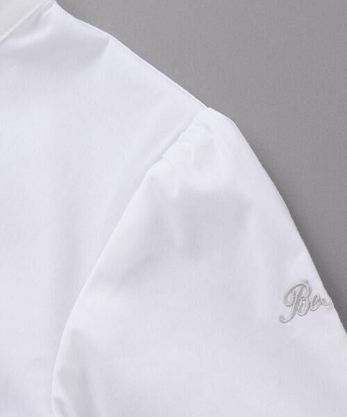 BeBe / べべ シャツ・ブラウス | ストレッチウェザー付け襟キャンディスリーブブラウス(90~160cm) | 詳細13