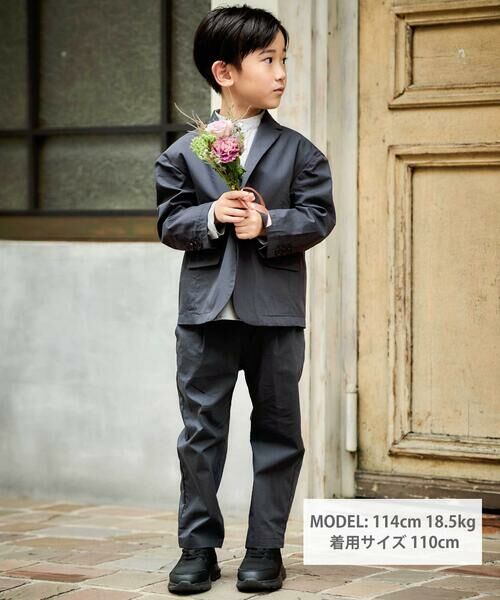 BeBe / べべ その他パンツ | タイプライタータックロングパンツ(110~130cm) | 詳細1