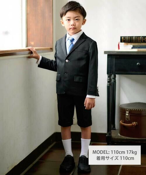 BeBe / べべ スラックス・ドレスパンツ | モクロディ裾ダブルハーフパンツ(110~130cm) | 詳細1