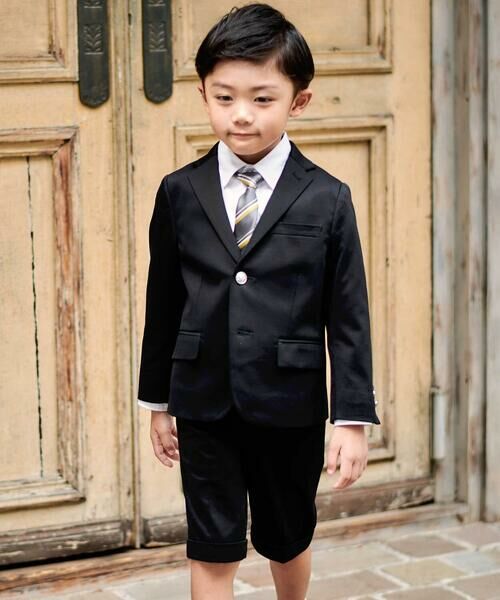 BeBe / べべ スラックス・ドレスパンツ | モクロディ裾ダブルハーフパンツ(110~130cm) | 詳細3