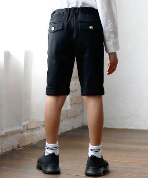 BeBe / べべ スラックス・ドレスパンツ | モクロディ裾ダブルハーフパンツ(110~130cm) | 詳細6