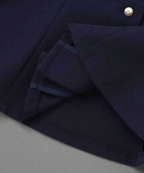 BeBe / べべ ベスト | ダブルクロスパールボタンフレアベスト(110~160cm) | 詳細13