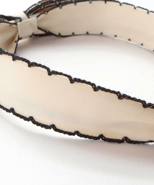 BeBe / べべ カチューシャ・カチューム・その他 | バイカラースカラップリボンカチューシャ | 詳細6